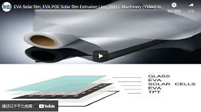 jwell الميكانيكية إيفا بو فيلم الشمسية خط البثق